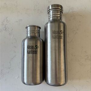 Klean Kanteen Stainless Steel Water Bottles